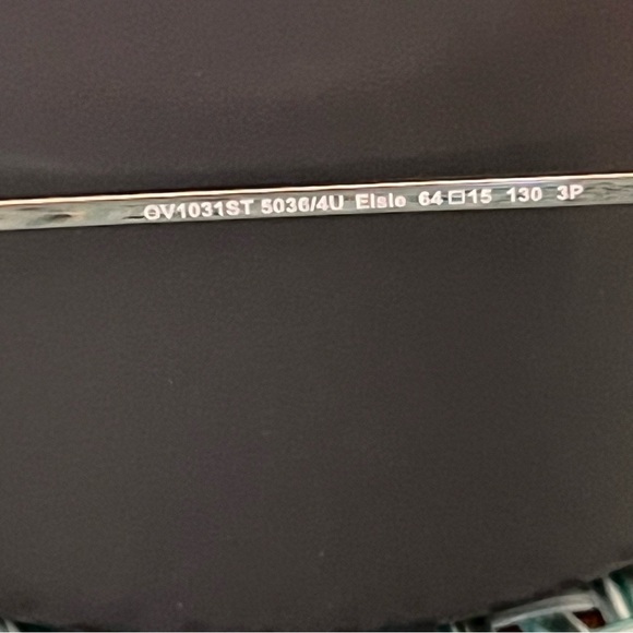 RARE Oliver Peoples Elsie Titanium Blue Chrome with Pacific Gradient Sunglasses - Picture 7 of 10